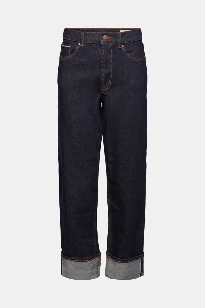 Weite Selvedge-Jeans aus Organic Cotton, BLUE RINSE, detail image number 7
