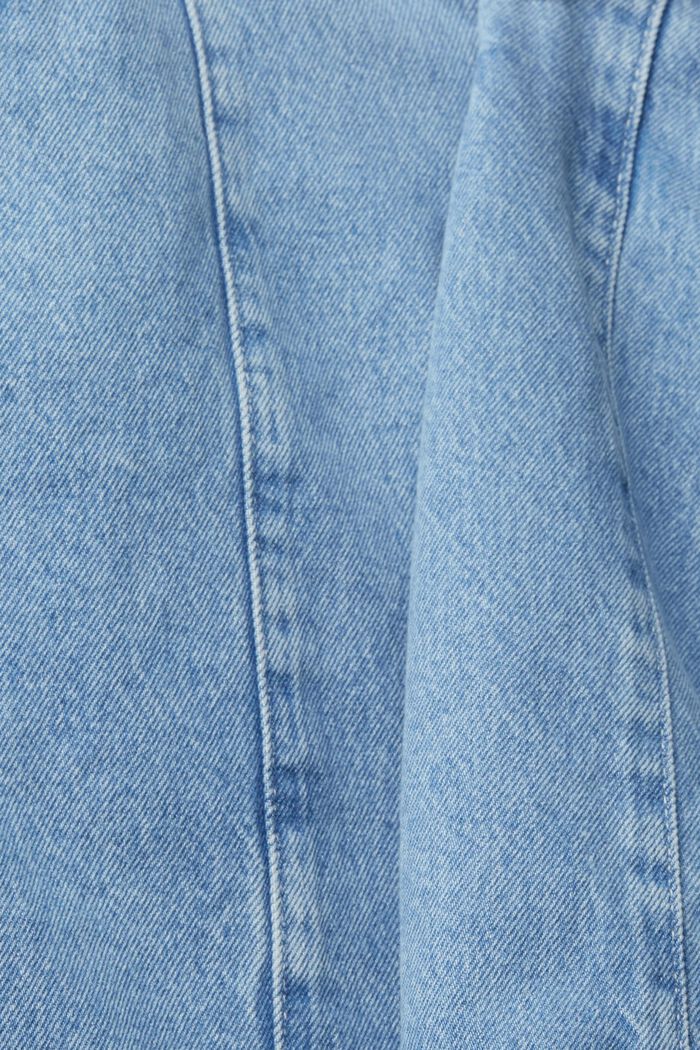 Jeansrock aus 100% Organic Cotton, BLUE MEDIUM WASH, detail image number 4