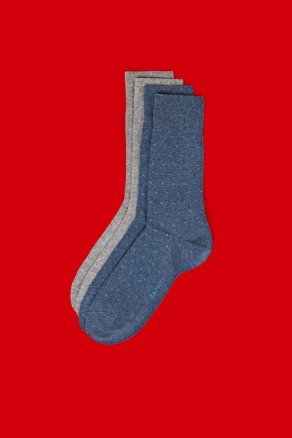 2er-Set Socken mit Pünktchenmuster, Bio-Baumwolle
