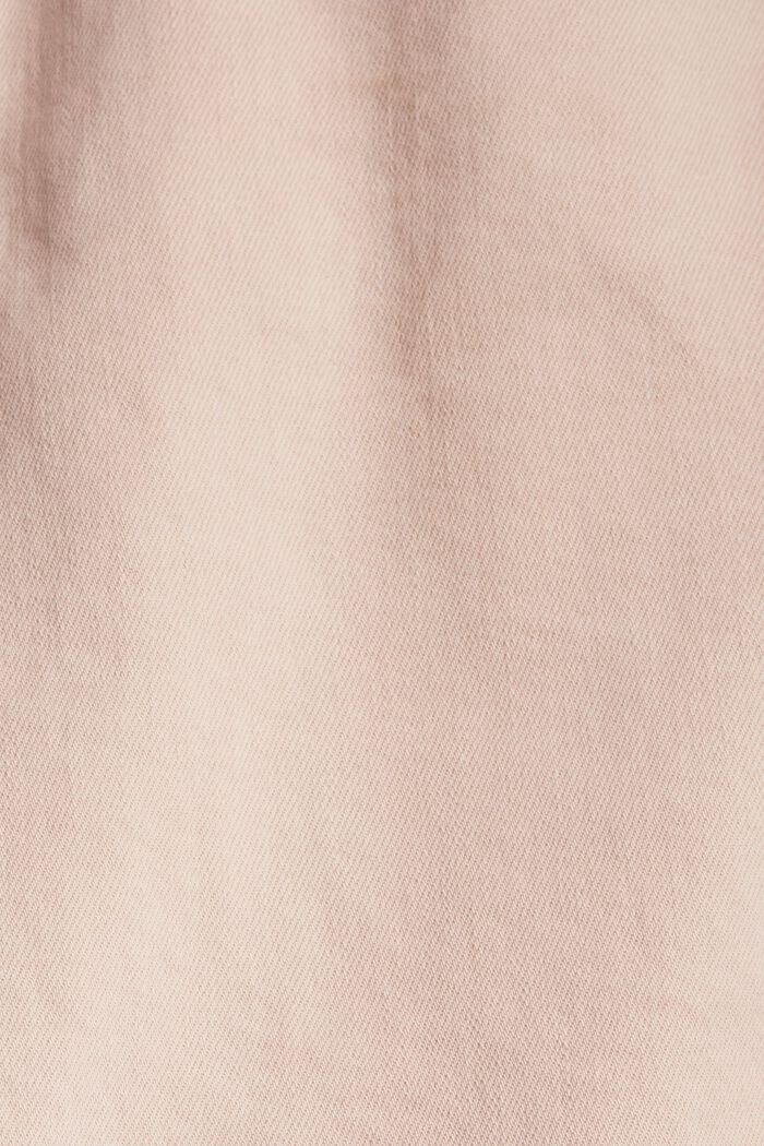 Farbige Baumwoll-Jeans, DUSTY NUDE, detail image number 4