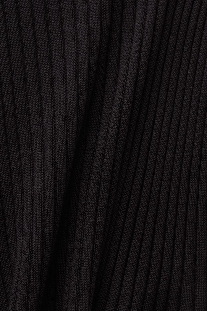Rippstrickpullover, BLACK, detail image number 5