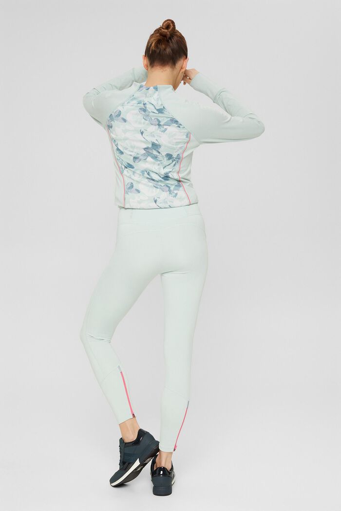 Recycelt: Stretch-Leggings mit E-Dry, PASTEL GREEN, detail image number 3