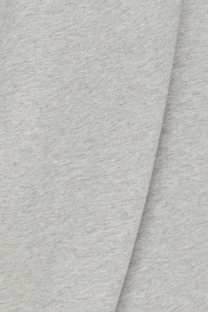 Oversize T-Shirt aus Baumwolle, LIGHT GREY, detail image number 4