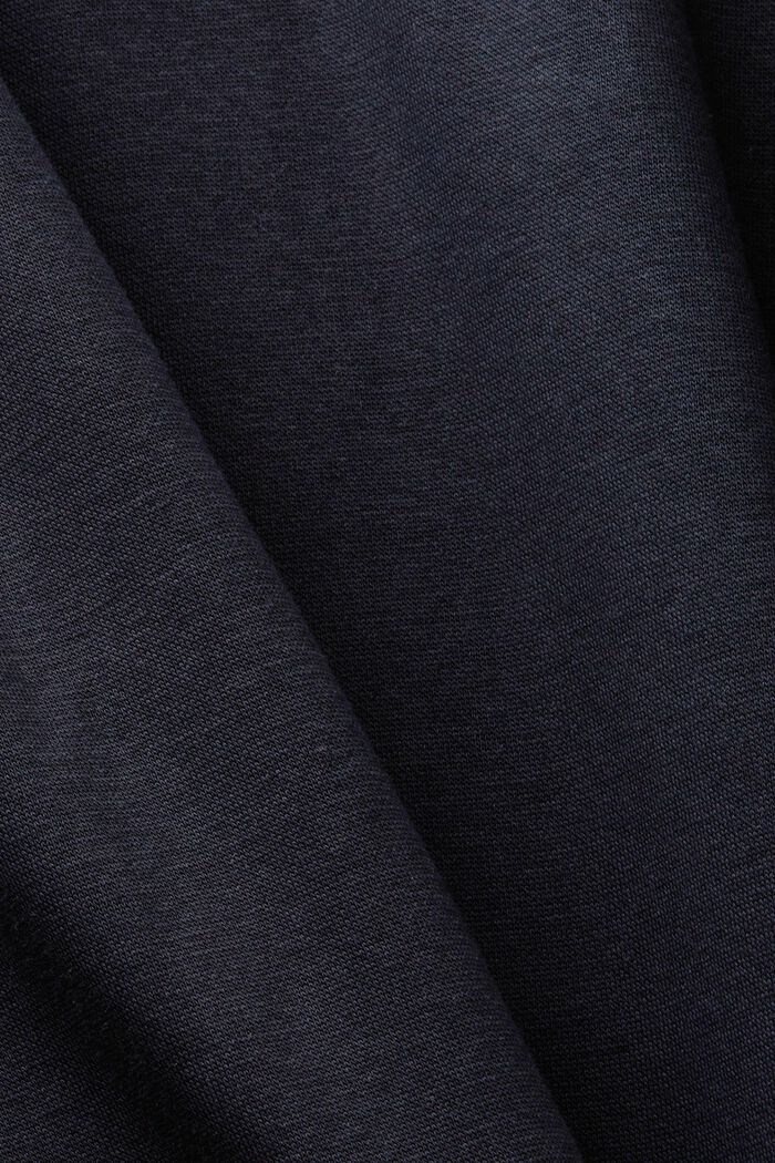 Oversize-Hoodie aus Baumwollfleece, BLACK, detail image number 7