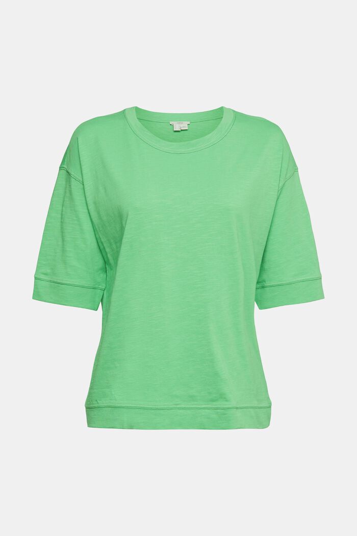 Oversize-Shirt mit 3/4 Ärmeln, GREEN, overview