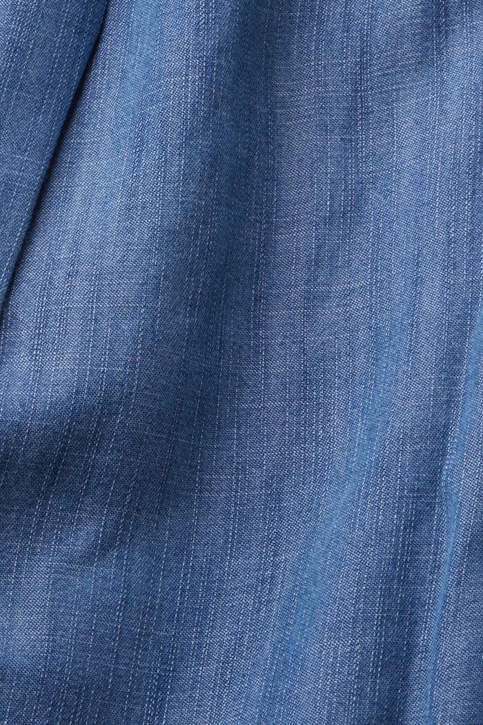 Bluse in Jeans-Optik, BLUE MEDIUM WASHED, detail image number 1