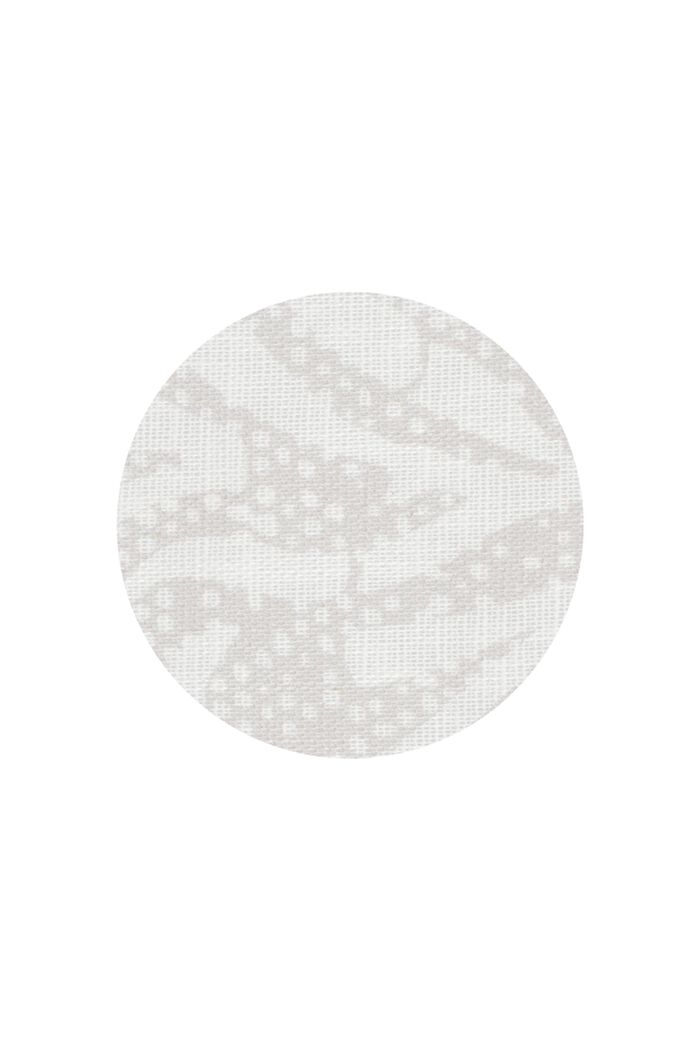 Mit Leinen: Schlaufenschal mit floralem Muster, BEIGE, detail image number 2