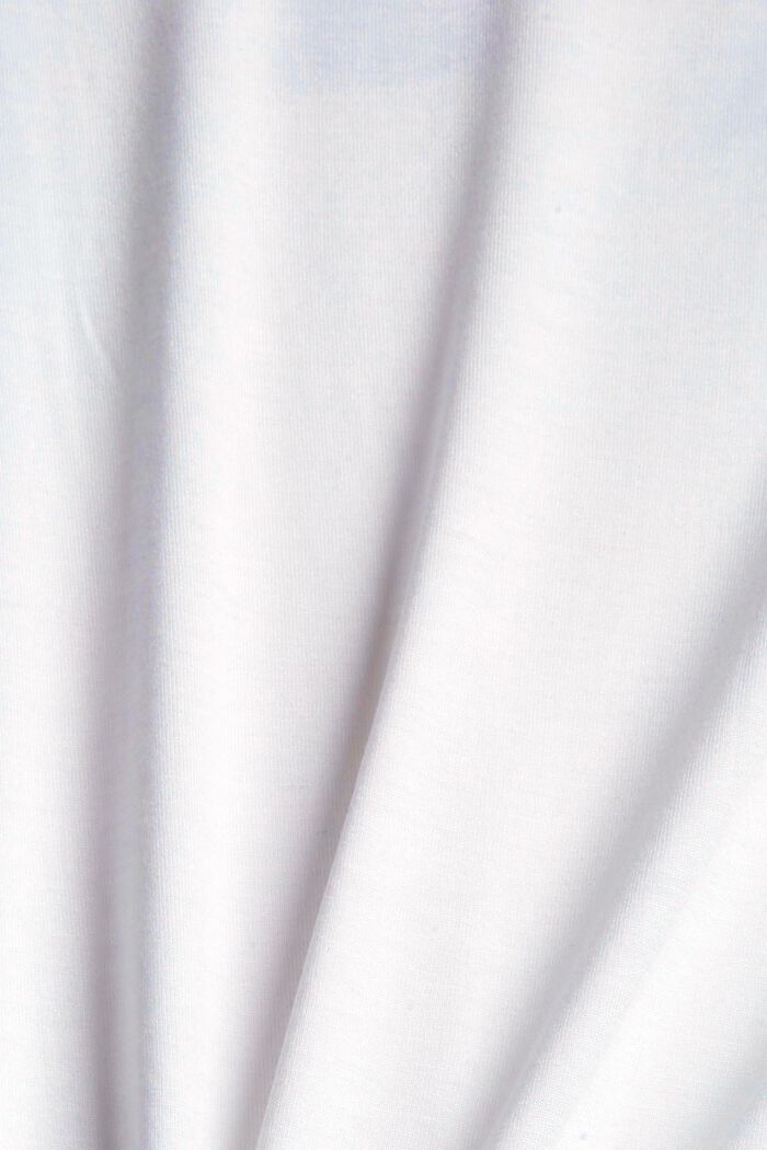Shirt mit Metallic-Print, LENZING™ ECOVERO™, WHITE, detail image number 1
