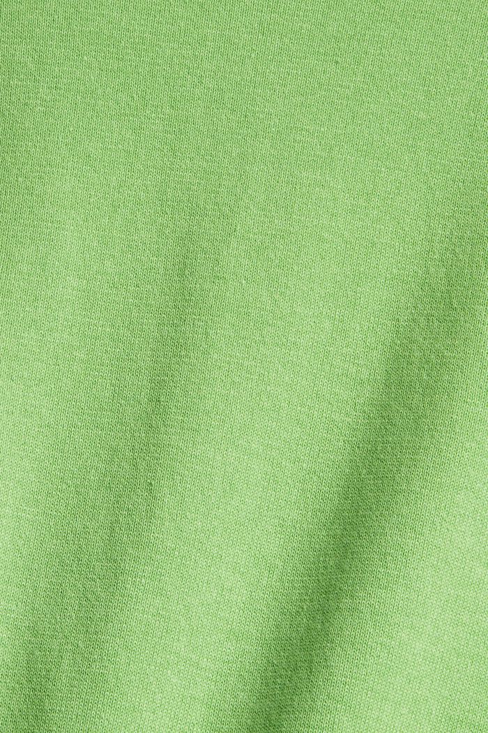 Cardigan aus Baumwoll-Mix, GREEN, detail image number 4