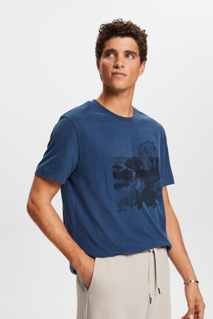 T-Shirt mit Grafikprint, BLUE, detail image number 2