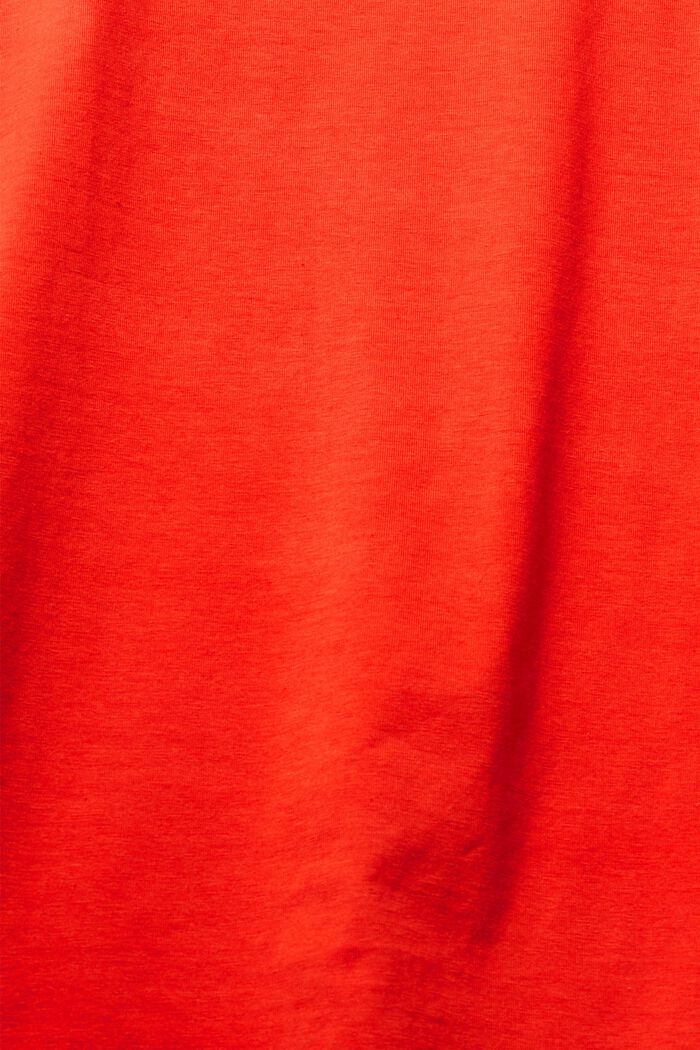 Tanktop aus Bio-Baumwolle, ORANGE RED, detail image number 1