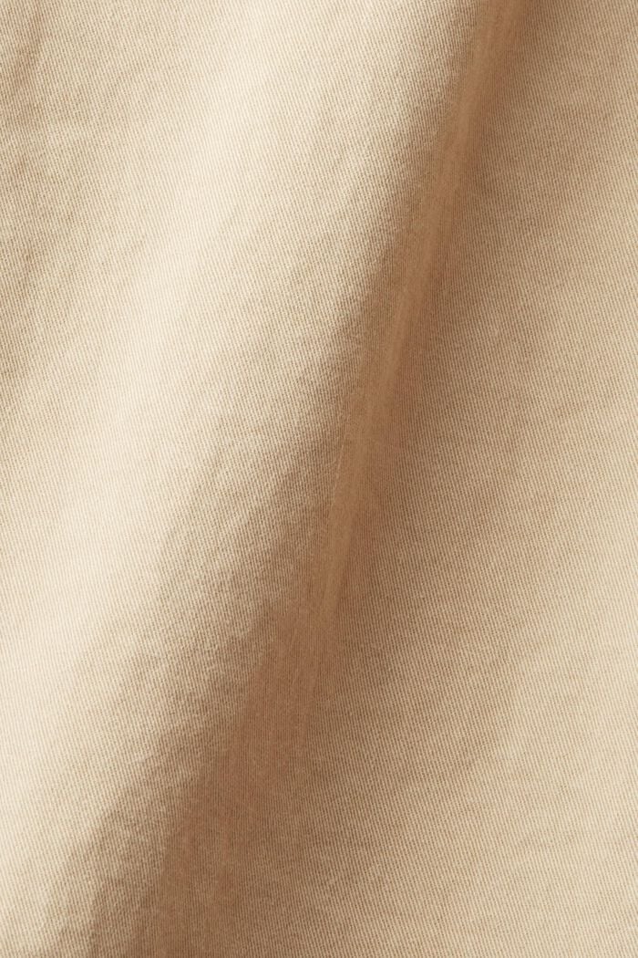 Stretch-Chino aus Baumwolle, SAND, detail image number 4
