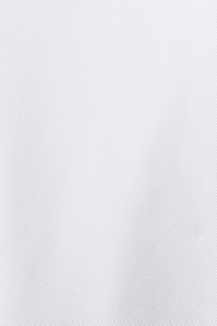 Piqué-Poloshirt aus Pima-Baumwolle, WHITE, detail image number 5