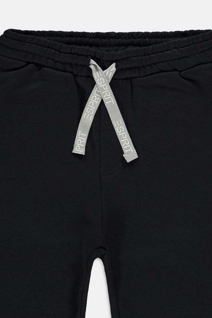 Hosen im Jogger-Style mit Durchzugband, BLACK, detail image number 2