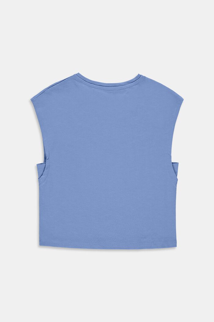 Boxy T-Shirt aus 100% Baumwolle, LIGHT BLUE LAVENDER, detail image number 1