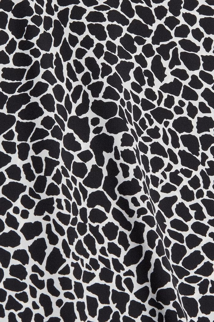 Bluse mit Animalprint, BLACK, detail image number 4