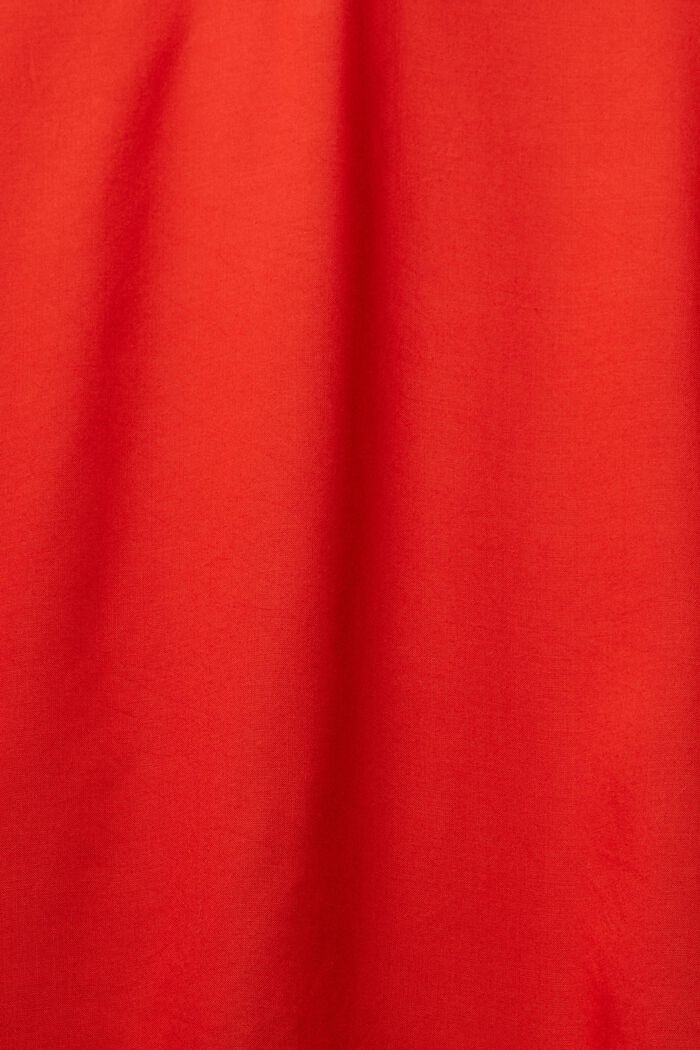Bluse mit V-Ausschnitt, LENZING™ ECOVERO™, ORANGE RED, detail image number 5