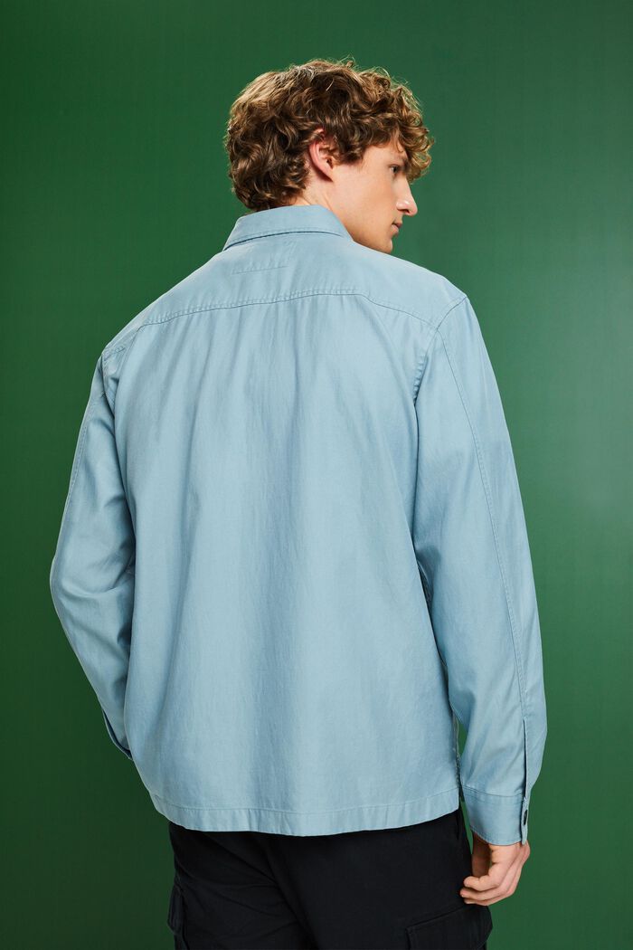 Button-Down-Hemd aus Twill, TEAL BLUE, detail image number 2