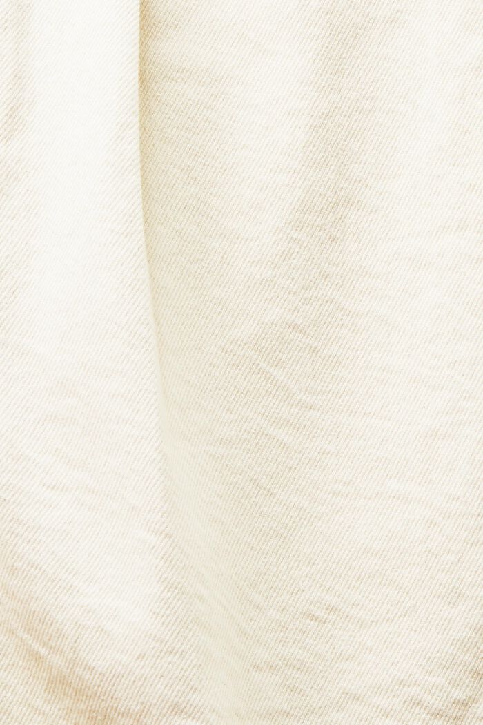 Shorts aus Baumwolltwill in Washed-Optik, OFF WHITE, detail image number 6