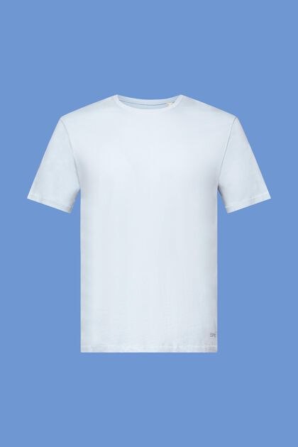 Jersey-T-Shirt mit Print hinten, 100 % Baumwolle