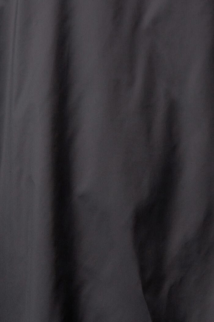 Langer Mantel mit recycelter Daunenfüllung, BLACK, detail image number 5