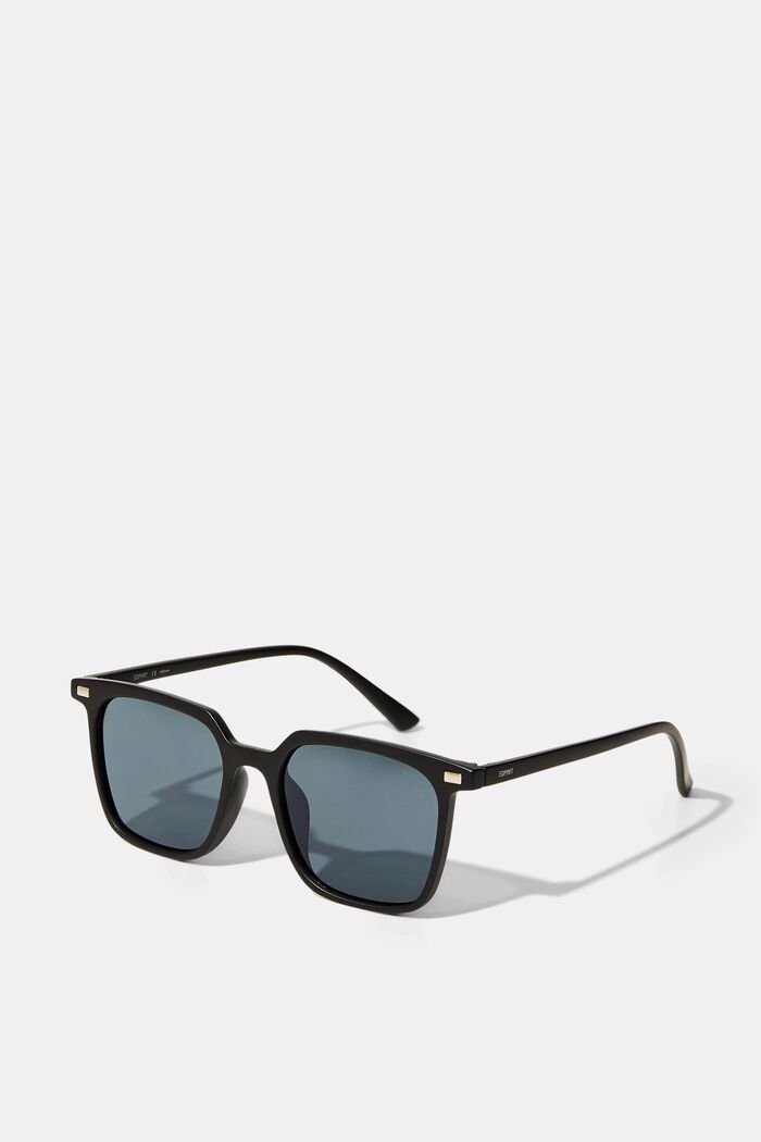 Eckige Sonnenbrille mit Kunstoffrahmen, BLACK, detail image number 3