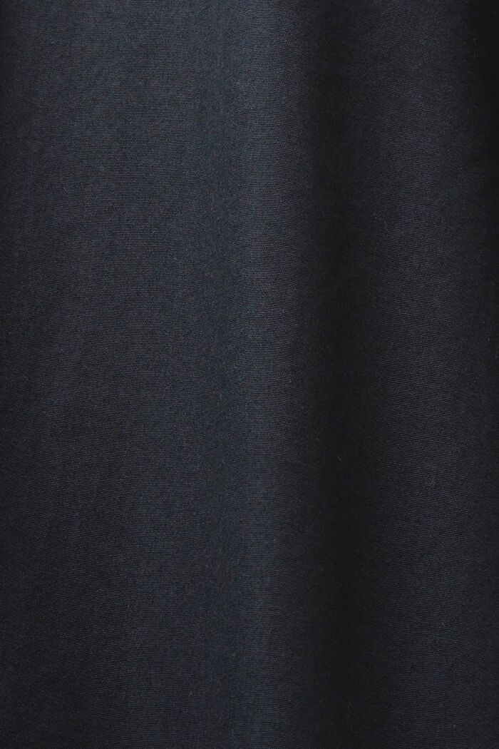 Button-Down-Hemd aus Popeline, 100 % Baumwolle, BLACK, detail image number 5