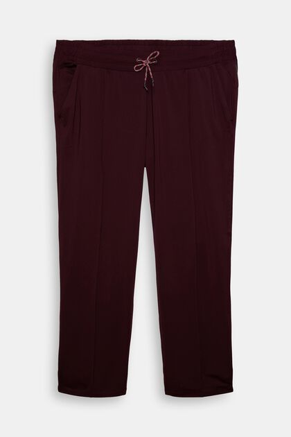 CURVY Jogger mit E-DRY, BORDEAUX RED, overview