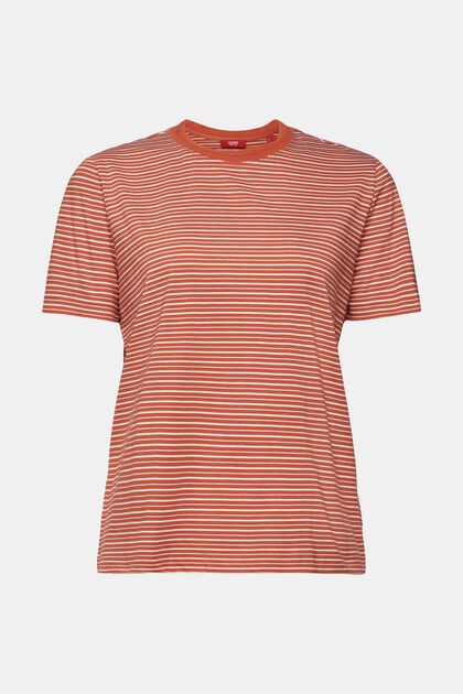 T-Shirt mit Streifen, 100% Baumwolle