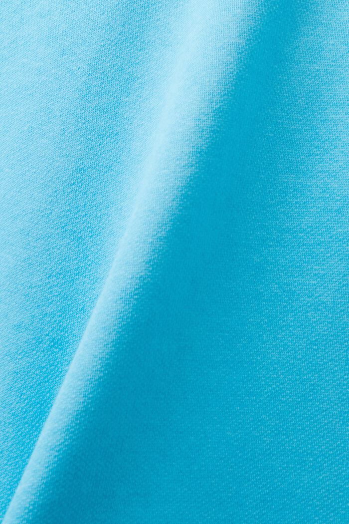 Recycelt: Sweatshirt mit Kapuze, TURQUOISE, detail image number 5