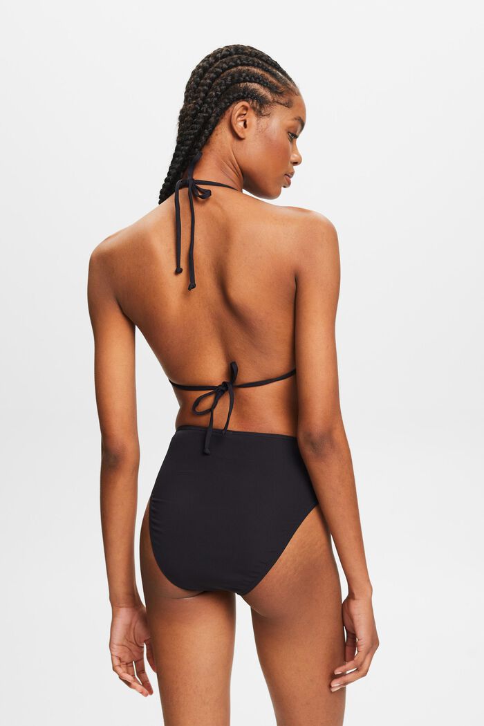 Wattiertes Triangel-Bikinitop, BLACK, detail image number 3