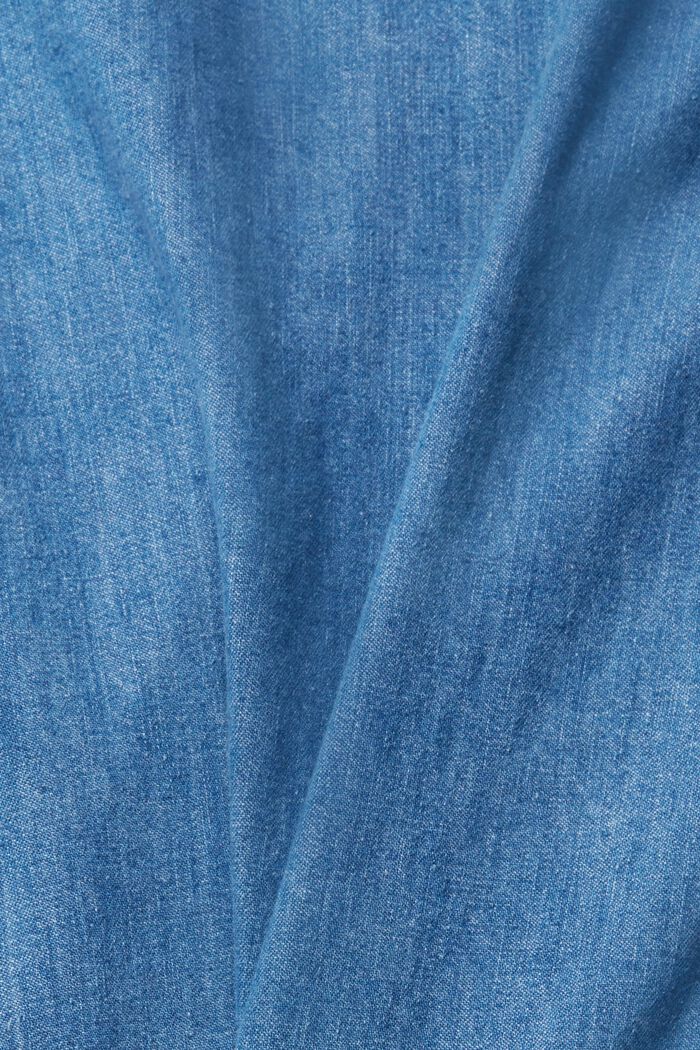 Jeansbluse aus Denim, BLUE MEDIUM WASHED, detail image number 5