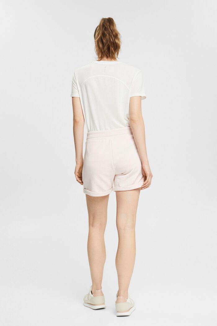 Recycelt: Sweat-Shorts mit Zippertaschen, LIGHT PINK, detail image number 3