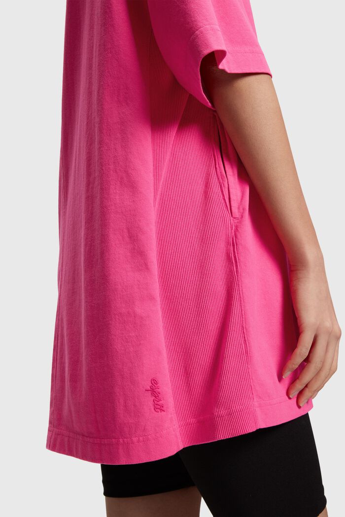 T-Shirt-Kleid mit Delfin-Patch, PINK, detail image number 3