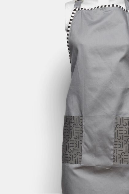 Schürze mit Logo-Taschen, 100% Baumwolle
