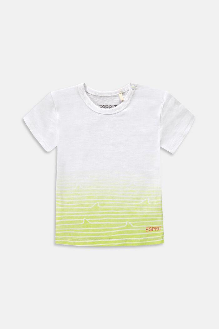 T-Shirt mit Farbverlauf, 100% Organic Cotton, WHITE, detail image number 0