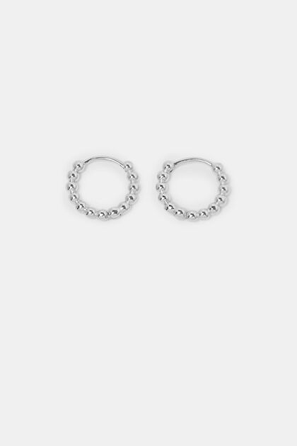 Kleine Ohrringe aus Sterlingsilber im Kugel-Design