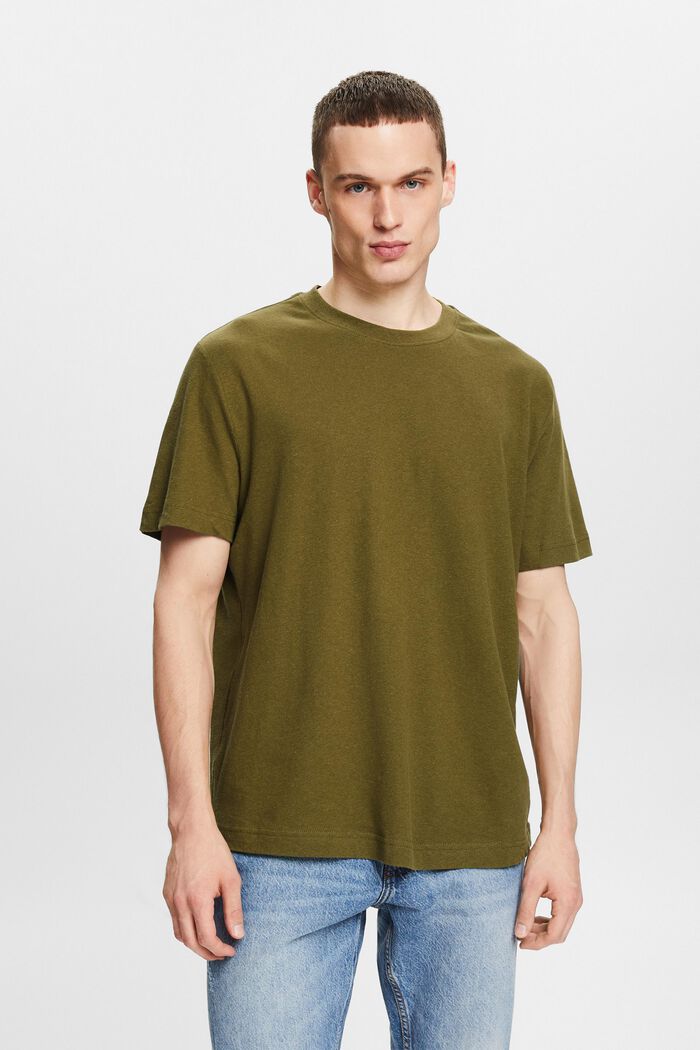 T-Shirts, OLIVE, detail image number 0