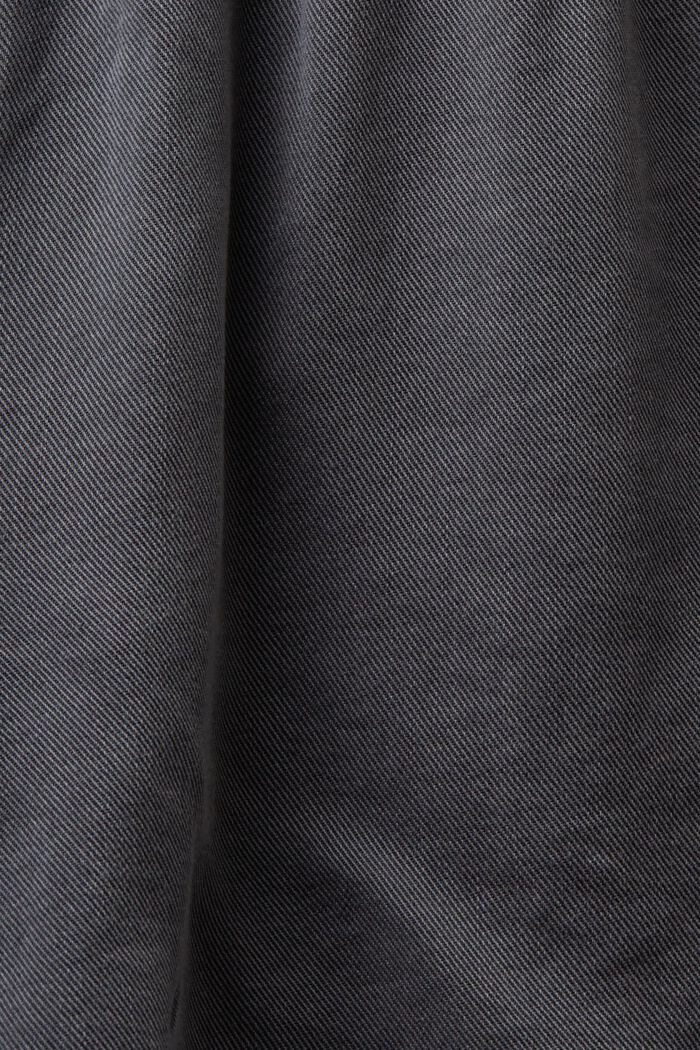 Pull-on-Shorts aus Twill, ANTHRACITE, detail image number 5
