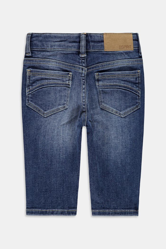 Capri-Jeans mit Verstellbund, BLUE MEDIUM WASHED, detail image number 1