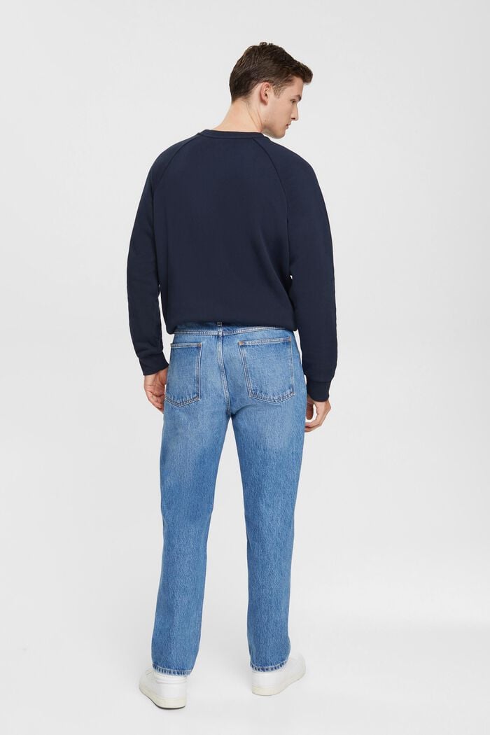 Jeans mit geradem Bein, Organic Cotton, BLUE MEDIUM WASHED, detail image number 3