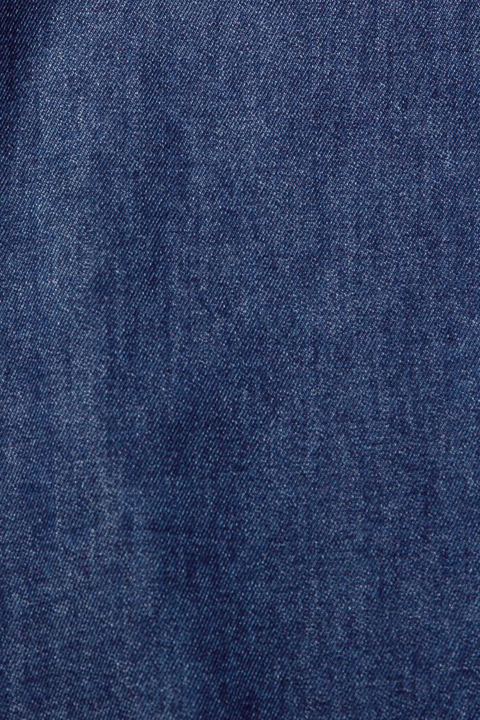 Jeanshemd mit aufgesetzter Tasche, BLUE DARK WASHED, detail image number 1