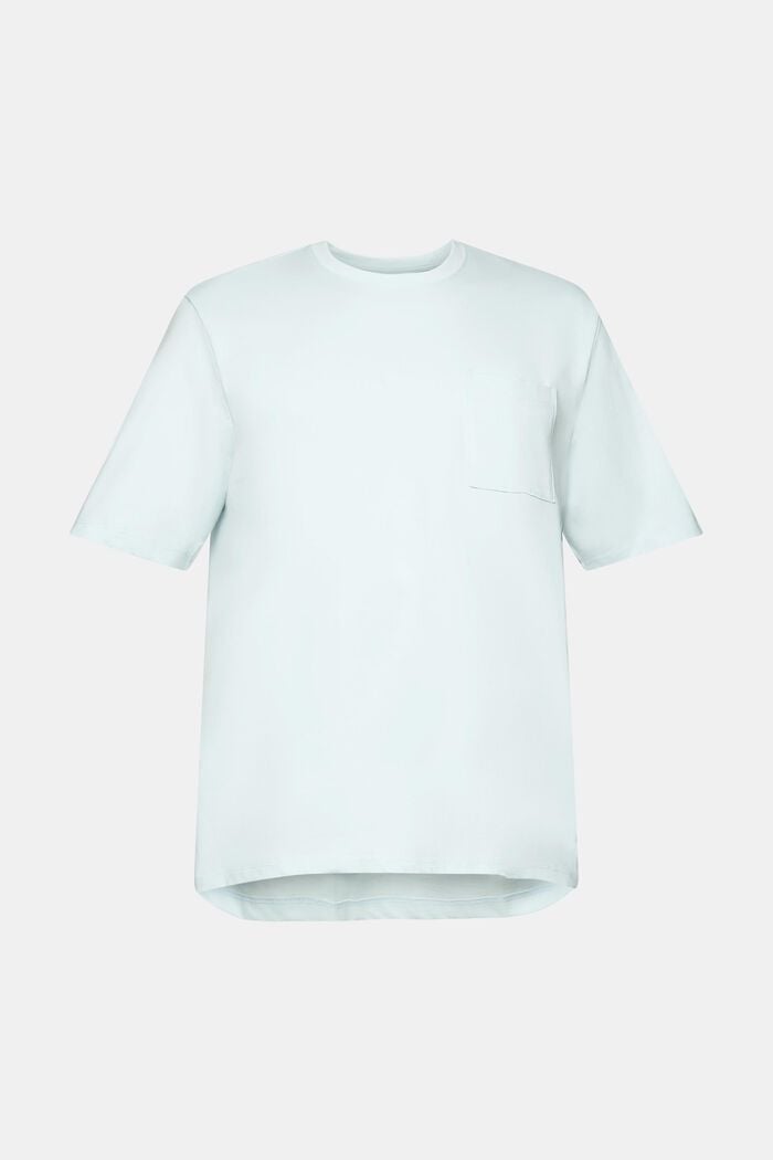 Jersey T-Shirt, 100% Baumwolle, LIGHT AQUA GREEN, detail image number 6