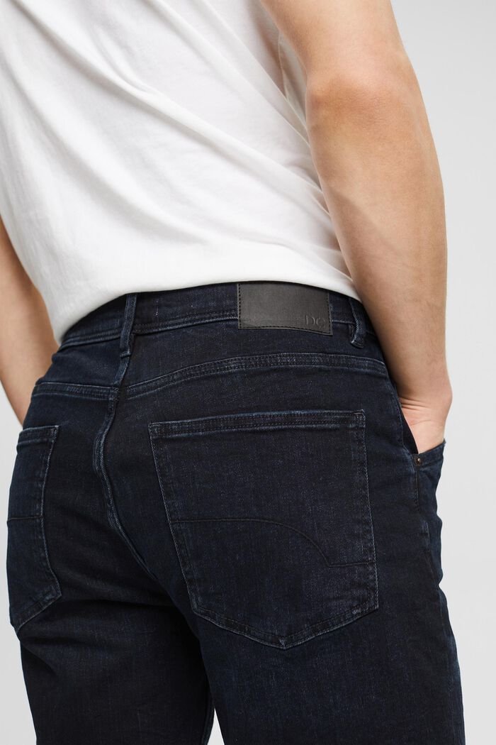 Jeans-Shorts aus Baumwolle, BLUE BLACK, detail image number 6