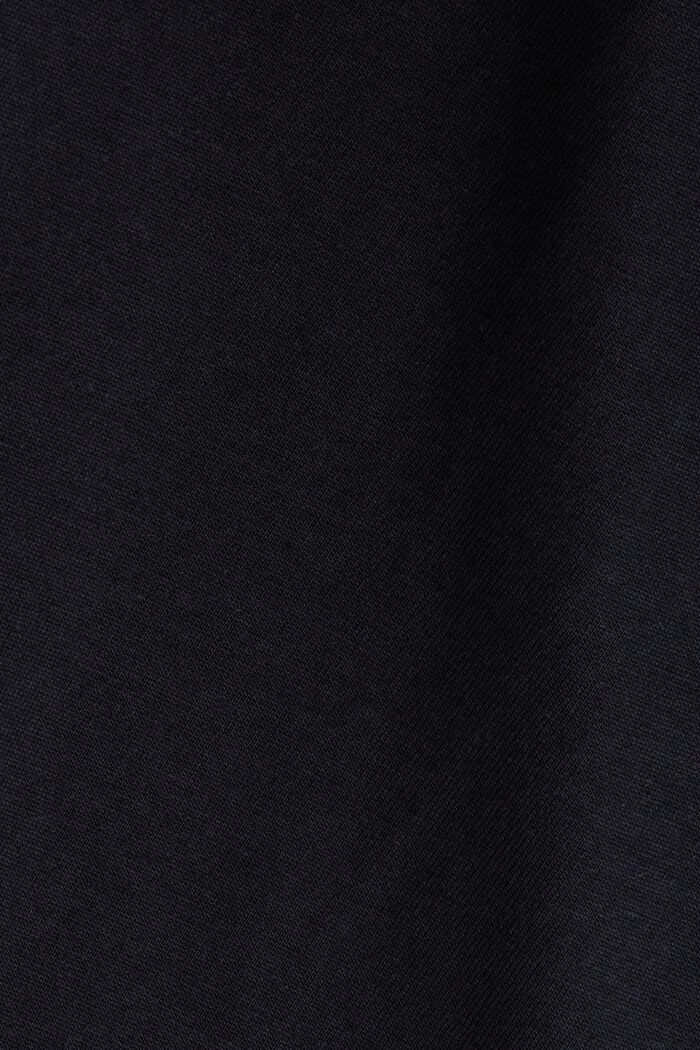 T-Shirt aus Pima-Baumwolle mit Print, BLACK, detail image number 5