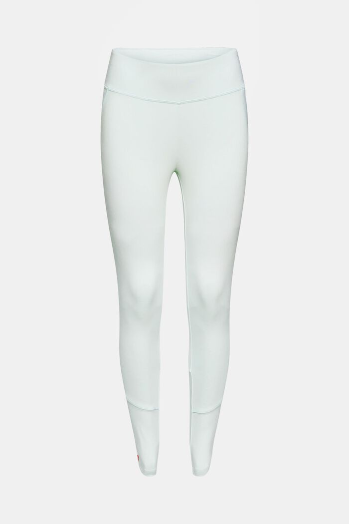 Recycelt: Stretch-Leggings mit E-Dry, PASTEL GREEN, overview