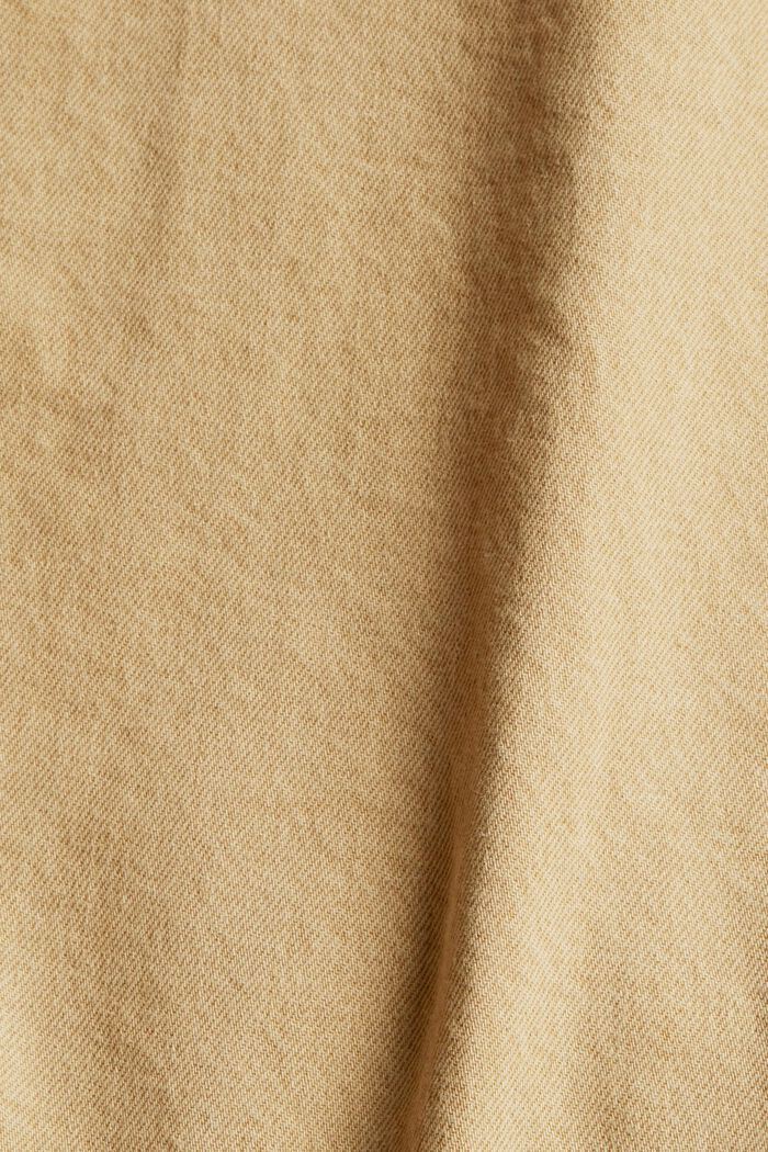 Denim-Jacke aus reiner Baumwolle, SAND, detail image number 5