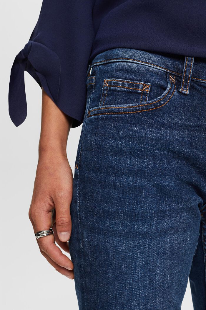 Bootcut Jeans mit mittlerer Bundhöhe, BLUE LIGHT WASHED, detail image number 2