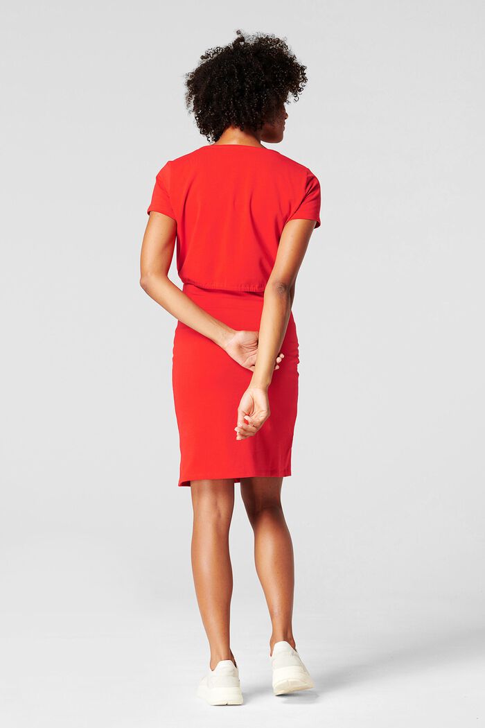 Layer-Kleid mit Stillfunktion, Organic Cotton, RED, detail image number 2