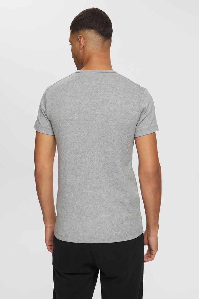 Jersey-T-Shirt in Slim Fit, MEDIUM GREY, detail image number 3